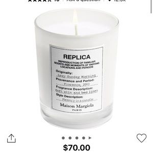 MAISON MARGIELA
'REPLICA' Lazy Sunday Morning
Scented Candle 5.8oz